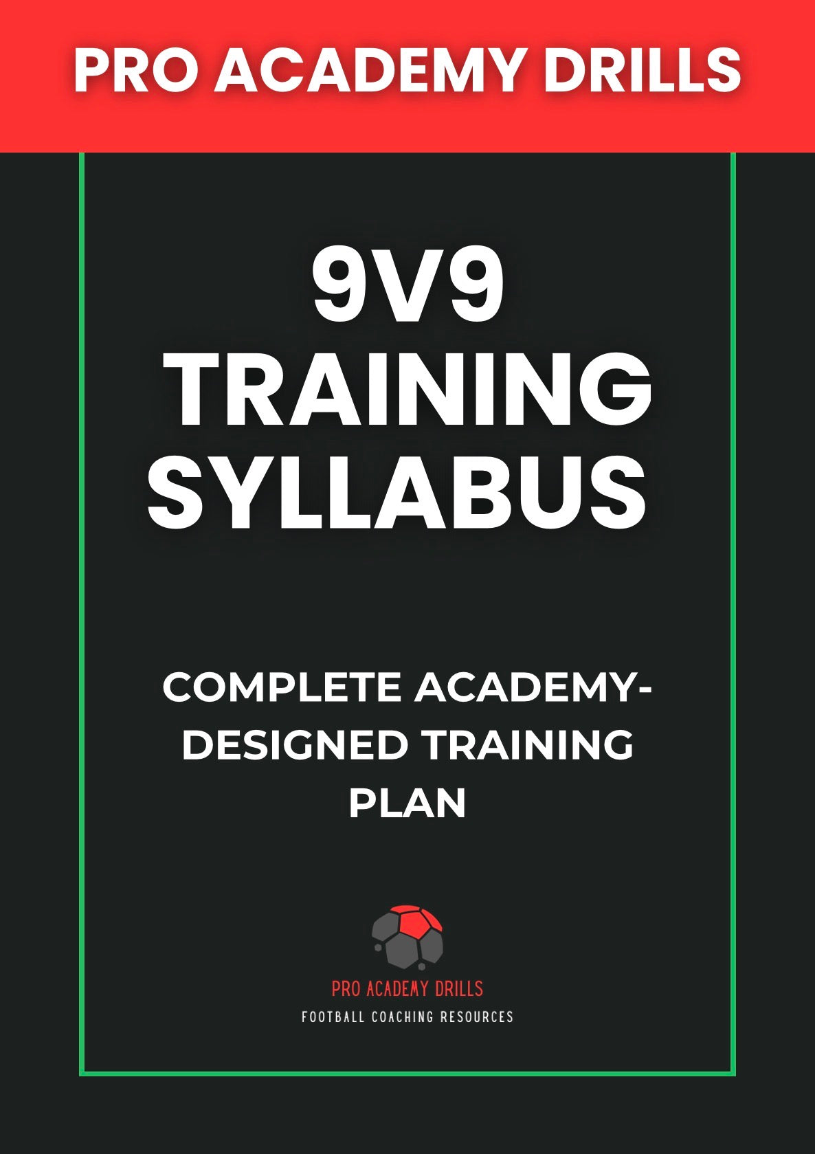 9v9 TRAINING SYLLABUS (Digital Download)