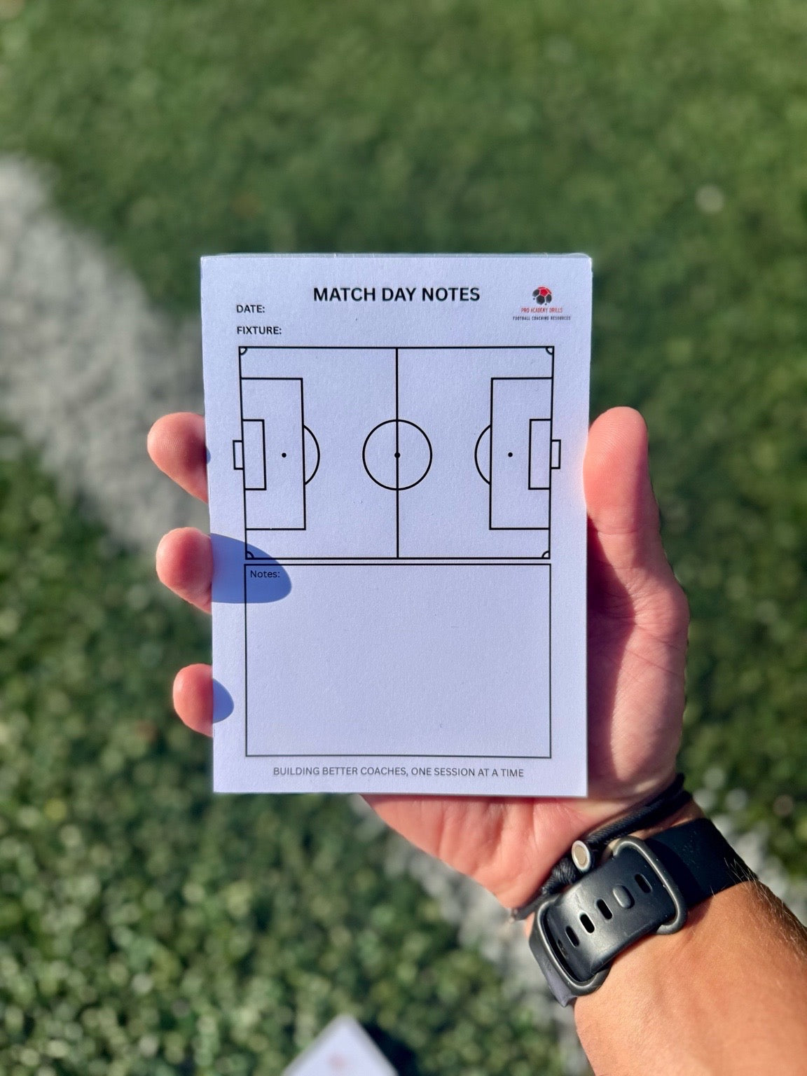 Match Day Notes Pad – Compact Tool for Real-Time Analysis