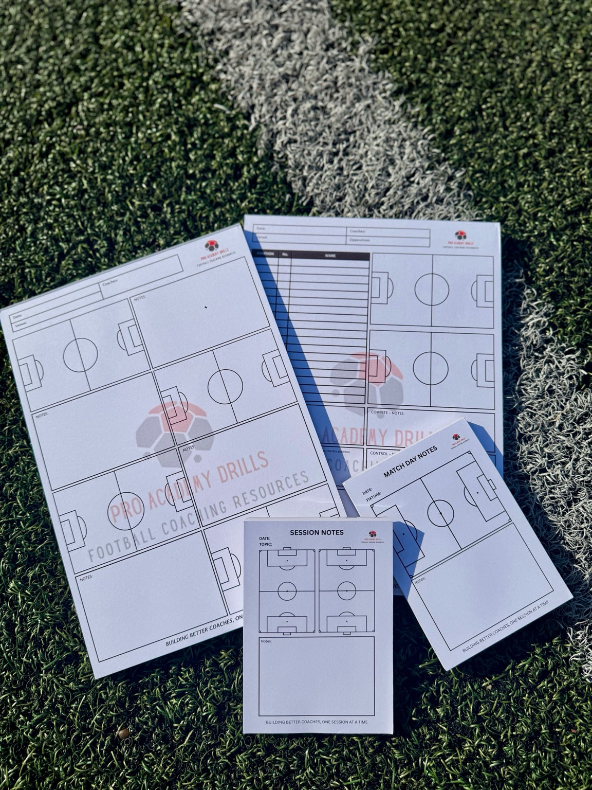 Complete Coaching Notepad Bundle – All 4 Pitch-Side Tools in One