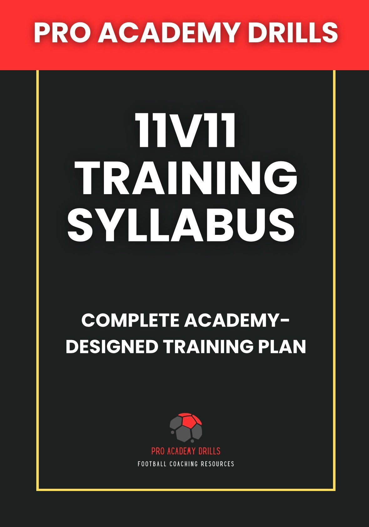 11v11 TRAINING SYLLABUS (Digital Download)