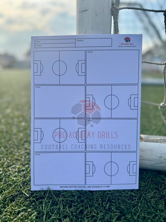 Training Kit Notepad Sample Coaching Notepads – Pro Academy Drills