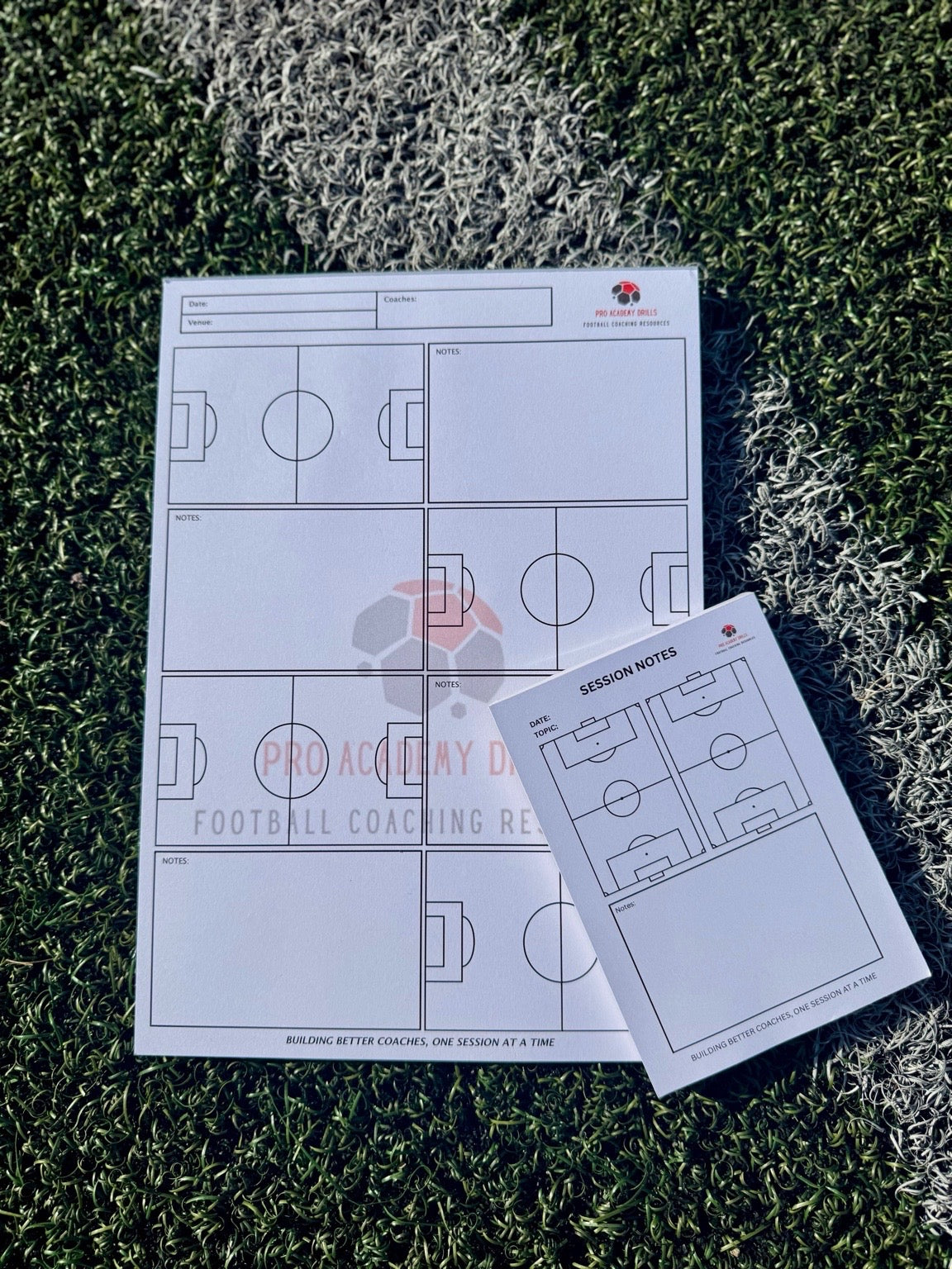 Coaches’ Planning Bundle – Session Plan + Session Notes Notepads – Pro ...